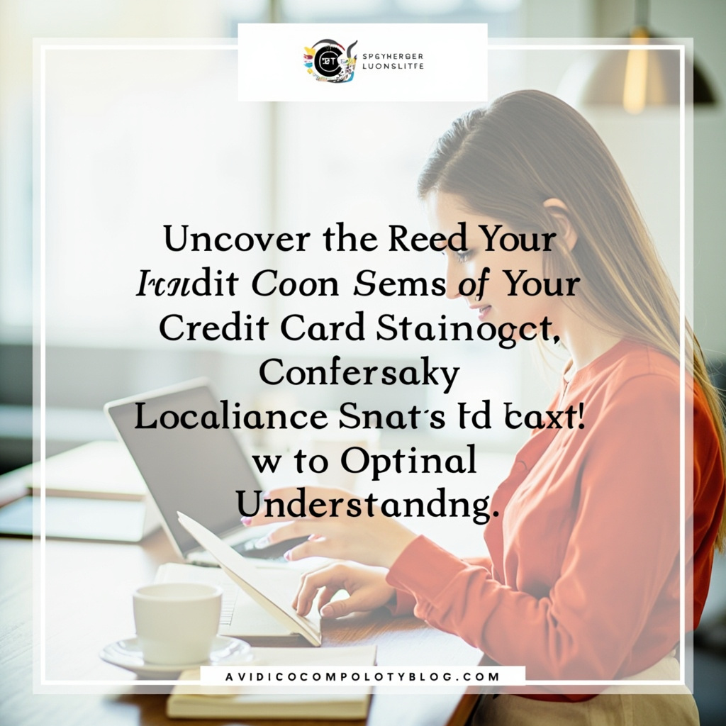 How to Read Your Credit Card Statement Without Getting Confused