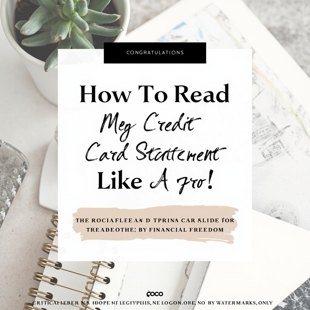 How To Read Your Credit Card Statement Like A Pro (Part 36)