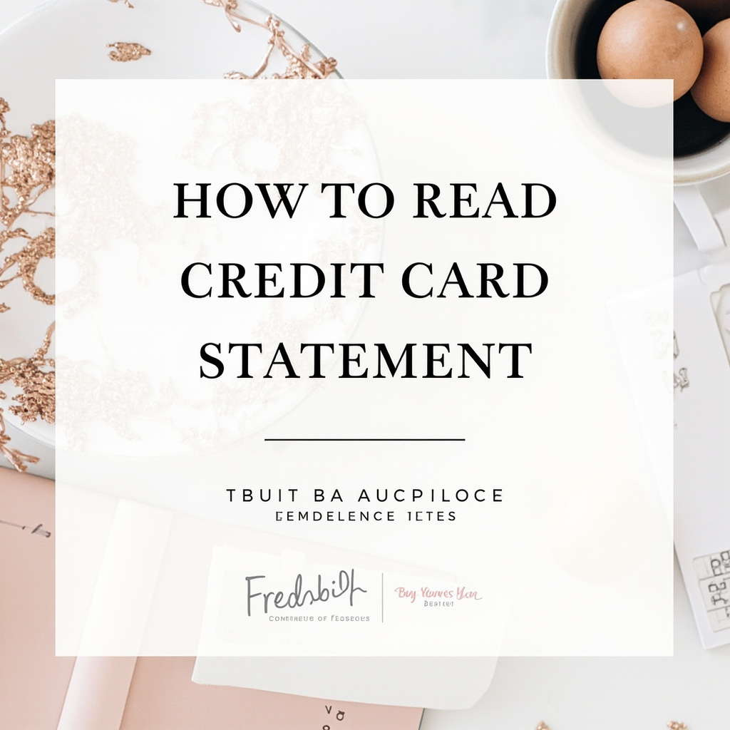 How To Read Your Credit Card Statement Like A Pro (Part 15)